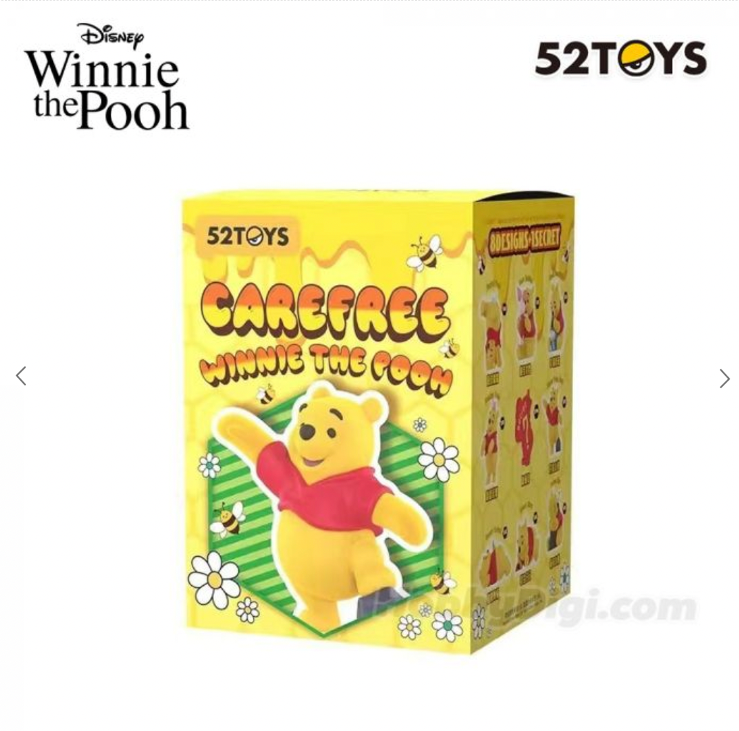 52TOYS x Disney Carefree Winnie the Pooh Blind Box Series
