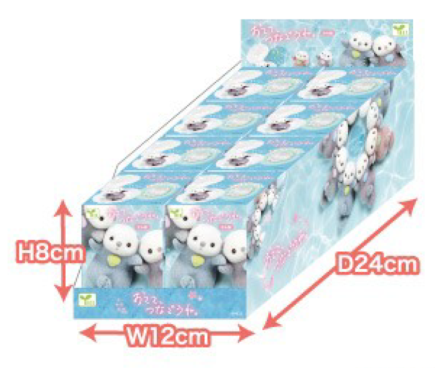 【JAPANESE BIND BOX】LET’S HOLD HANDS OTTERS BLIND BOX