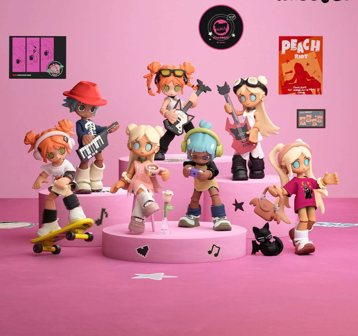 POPMART Peach Riot Carry The Music Series