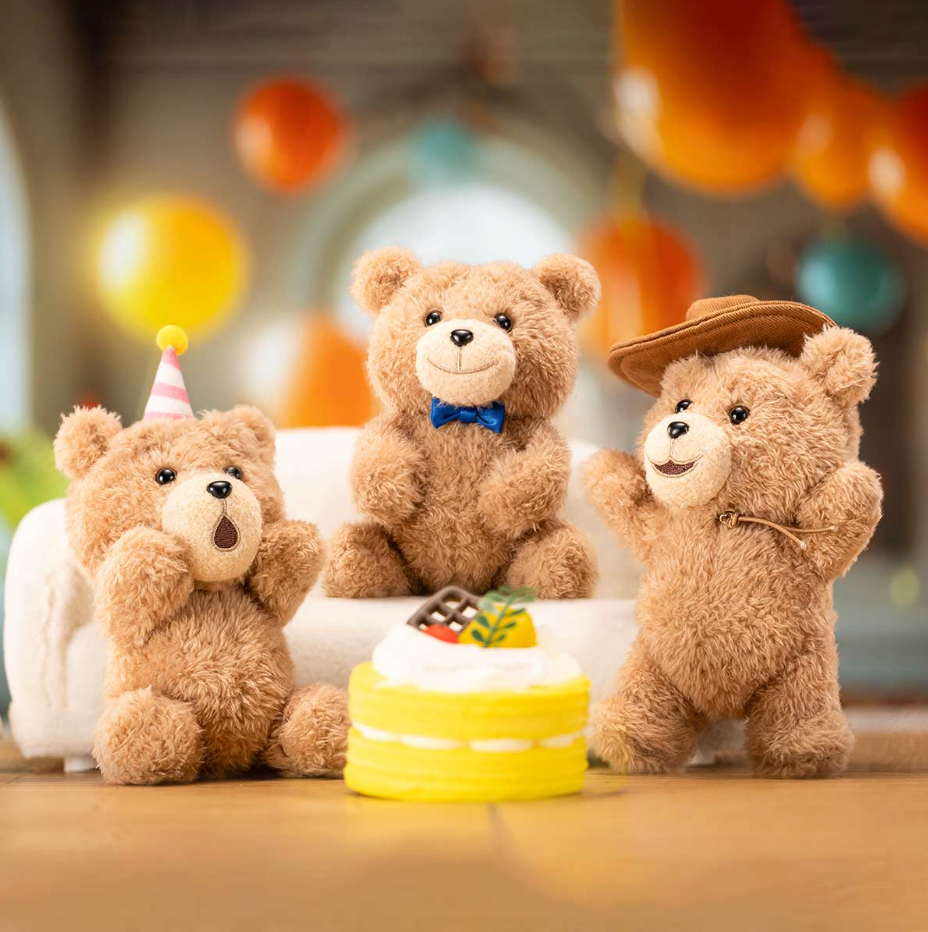 POPMART - Ted2 Teddy Bear Action Plush Pendant