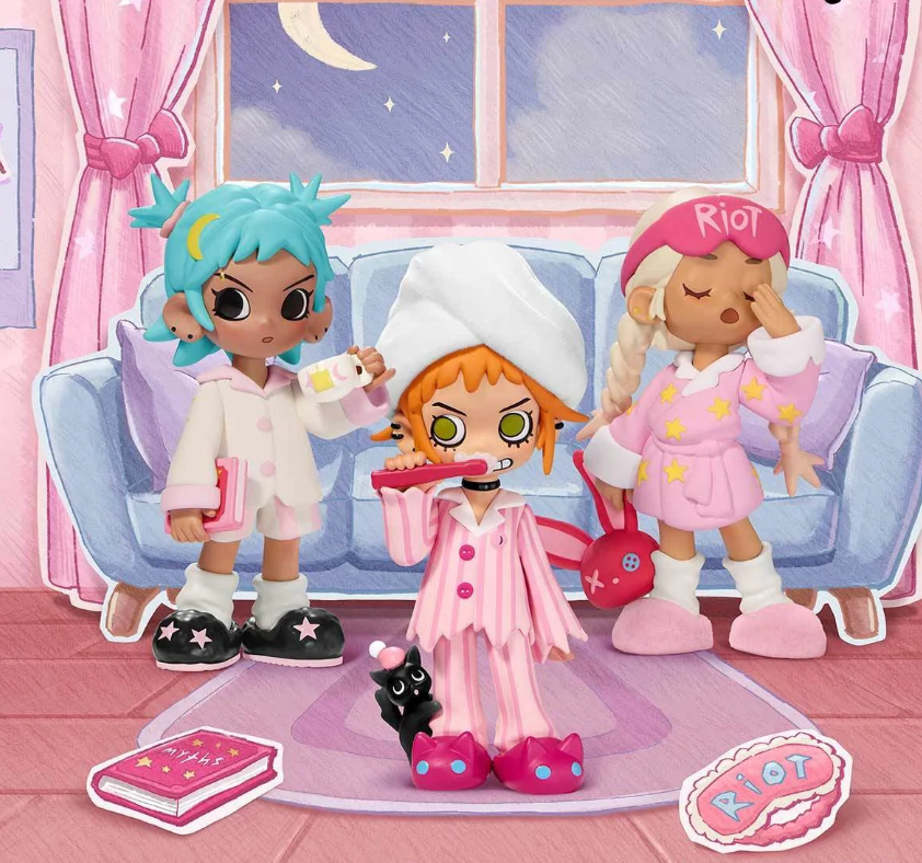 POPMART - Lil Peach Riot Sleepover Series Figures Blind Box
