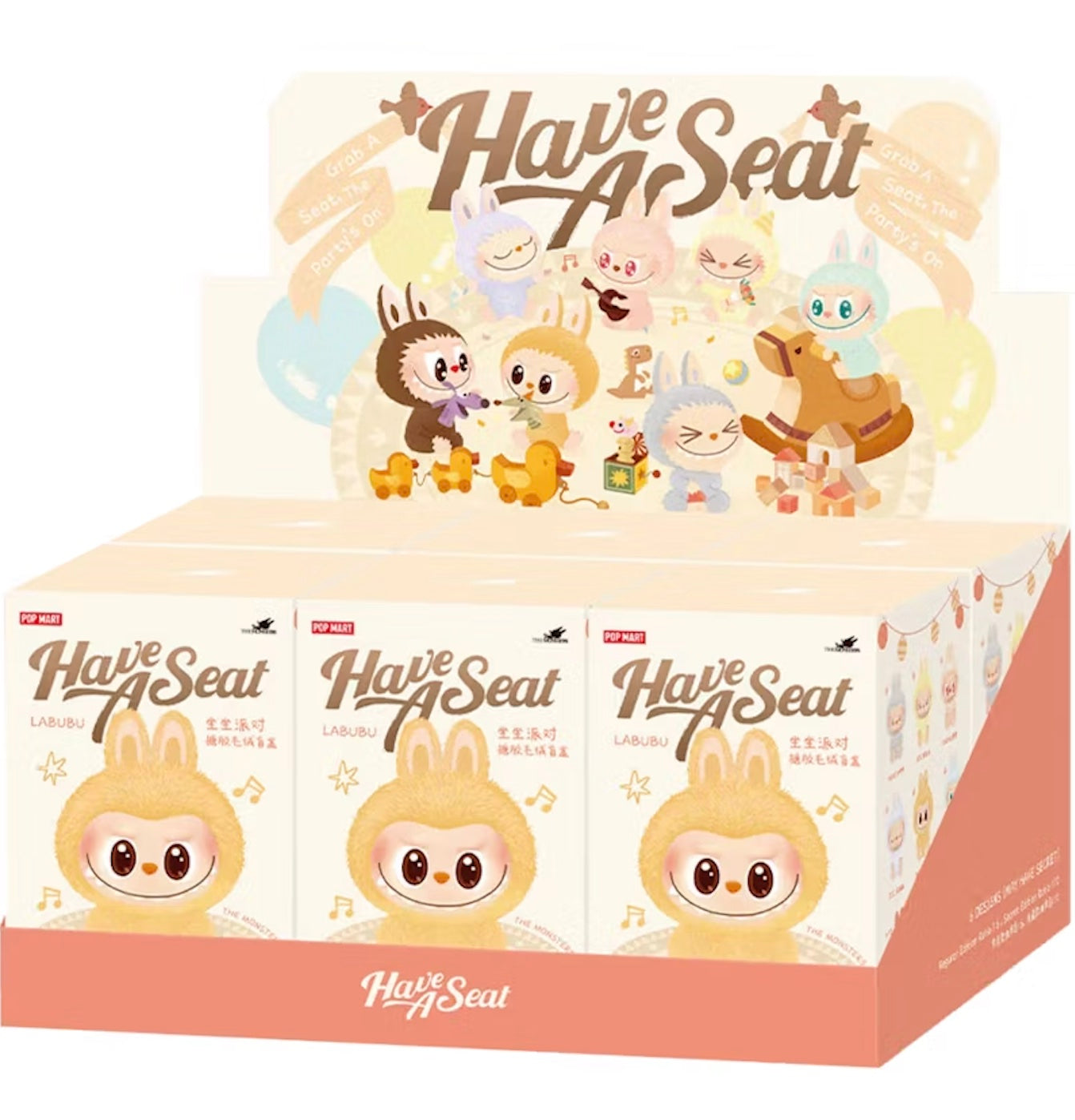 THE MONSTERS - Have a Seat Labubu Vinyl Face Blind Box