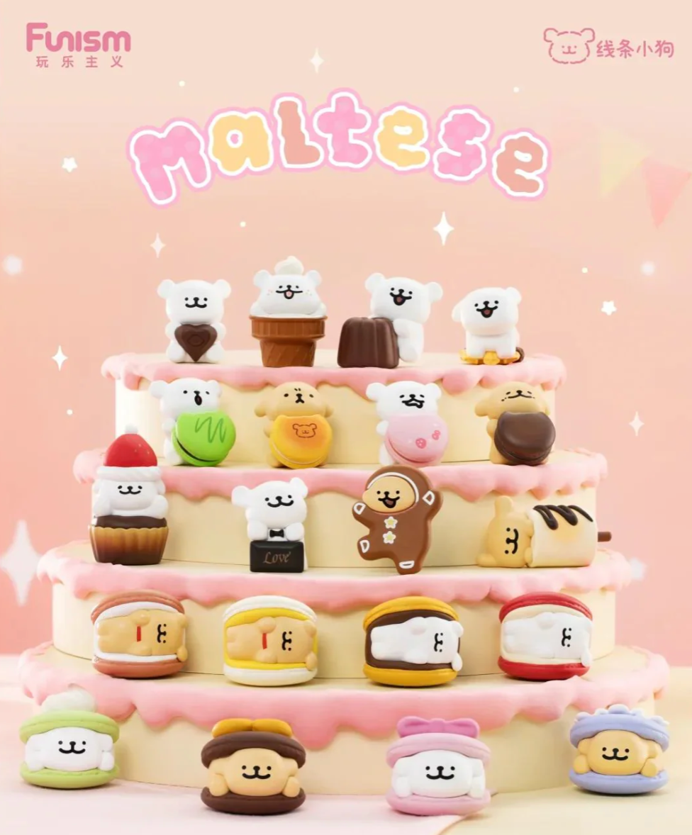 FUNISM x Maltese Sweet Box Series Puppy Face Blind Box