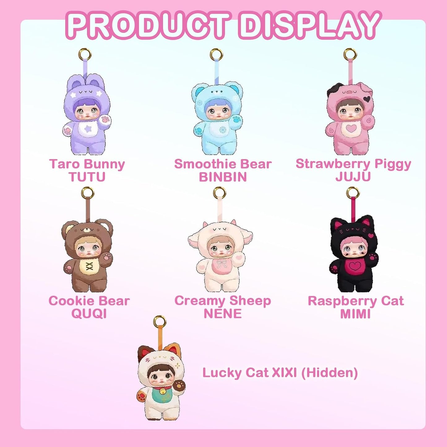Nommi V1 Loveliness Never Ends Series Plush Blind Box