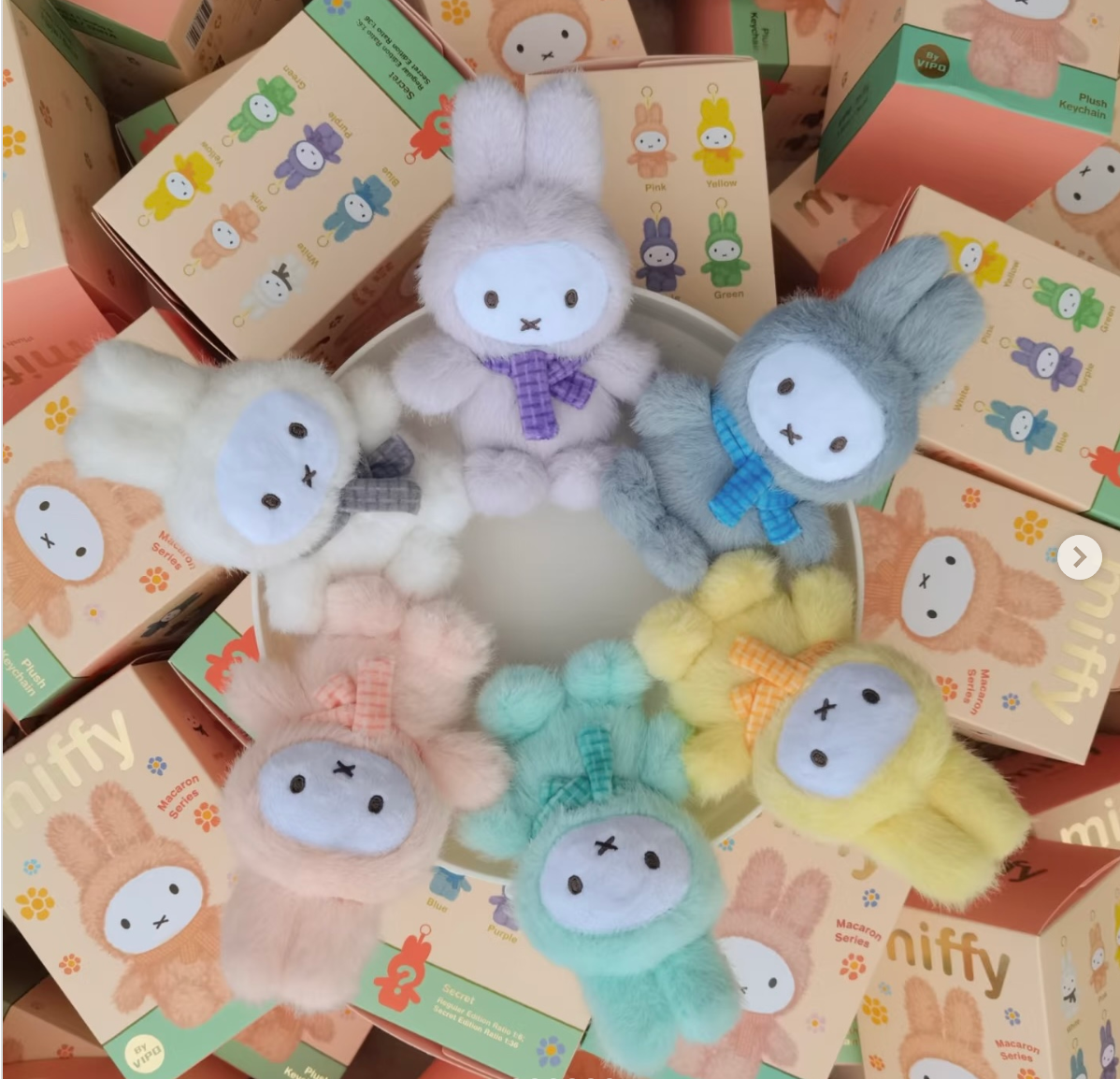 Miffy Macaron Series Plush Blind Box