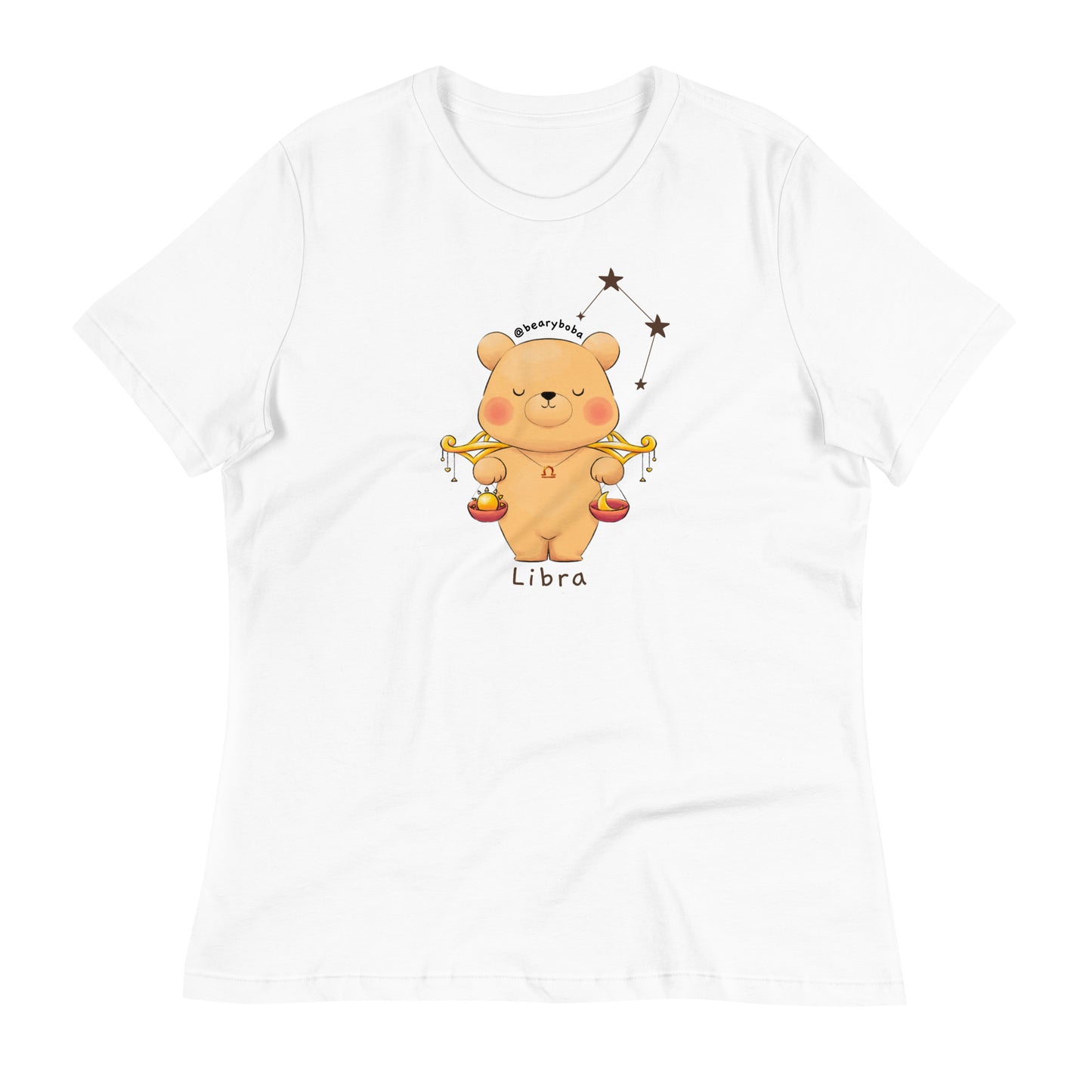 Libra Zodiac Sign - Women's Relaxed T-Shirt