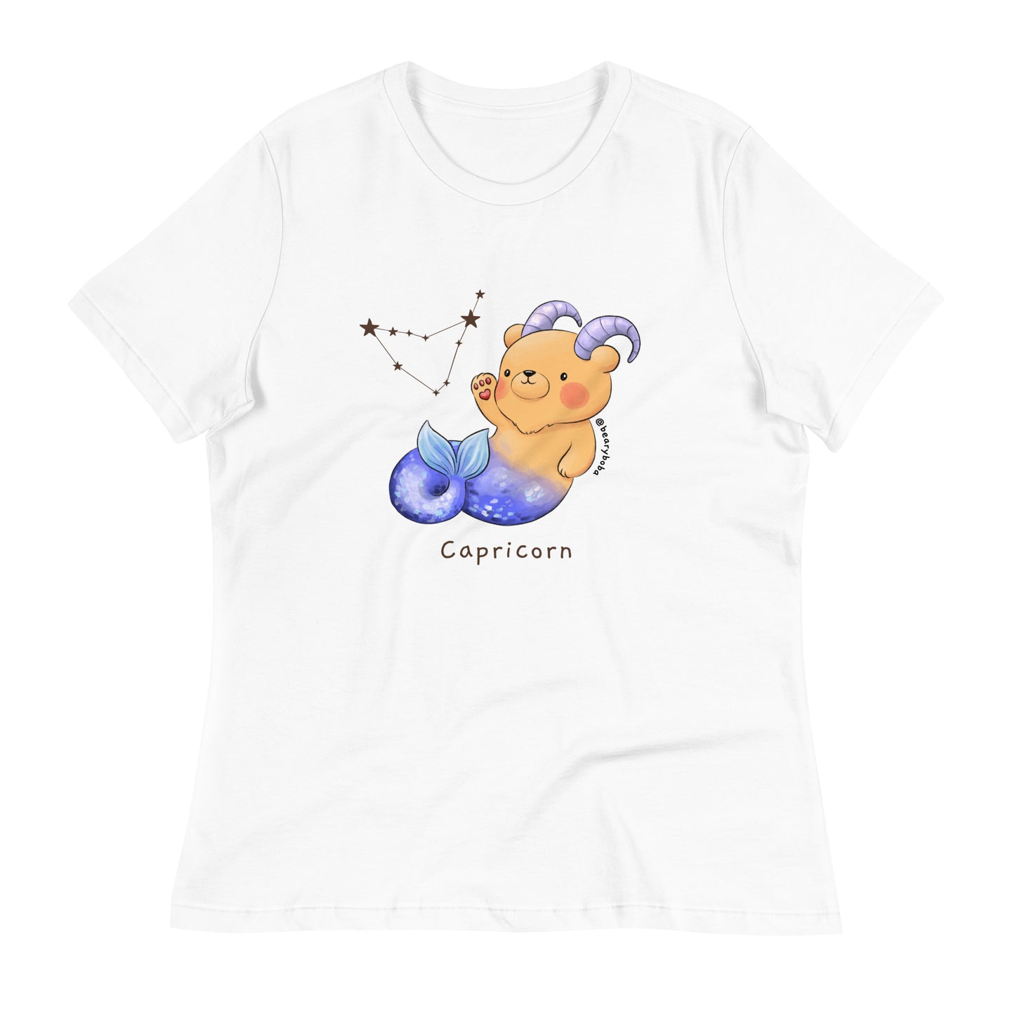 Capricorn Zodiac Sign - Women's Relaxed T-Shirt