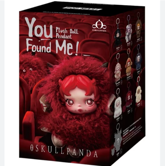 POPMART - SKULLPANDA You Found Me! Series Plush Doll Pendant