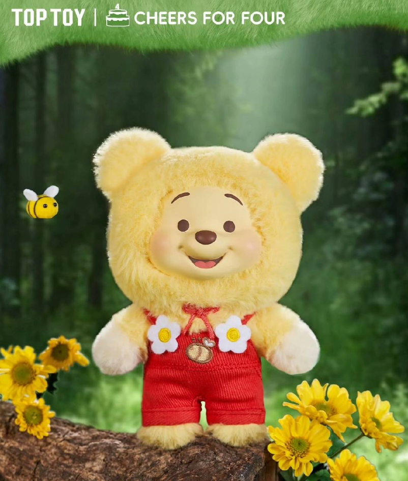 TOPTOY-Winnie the Pooh Candy Bear Series Vinyl Plush