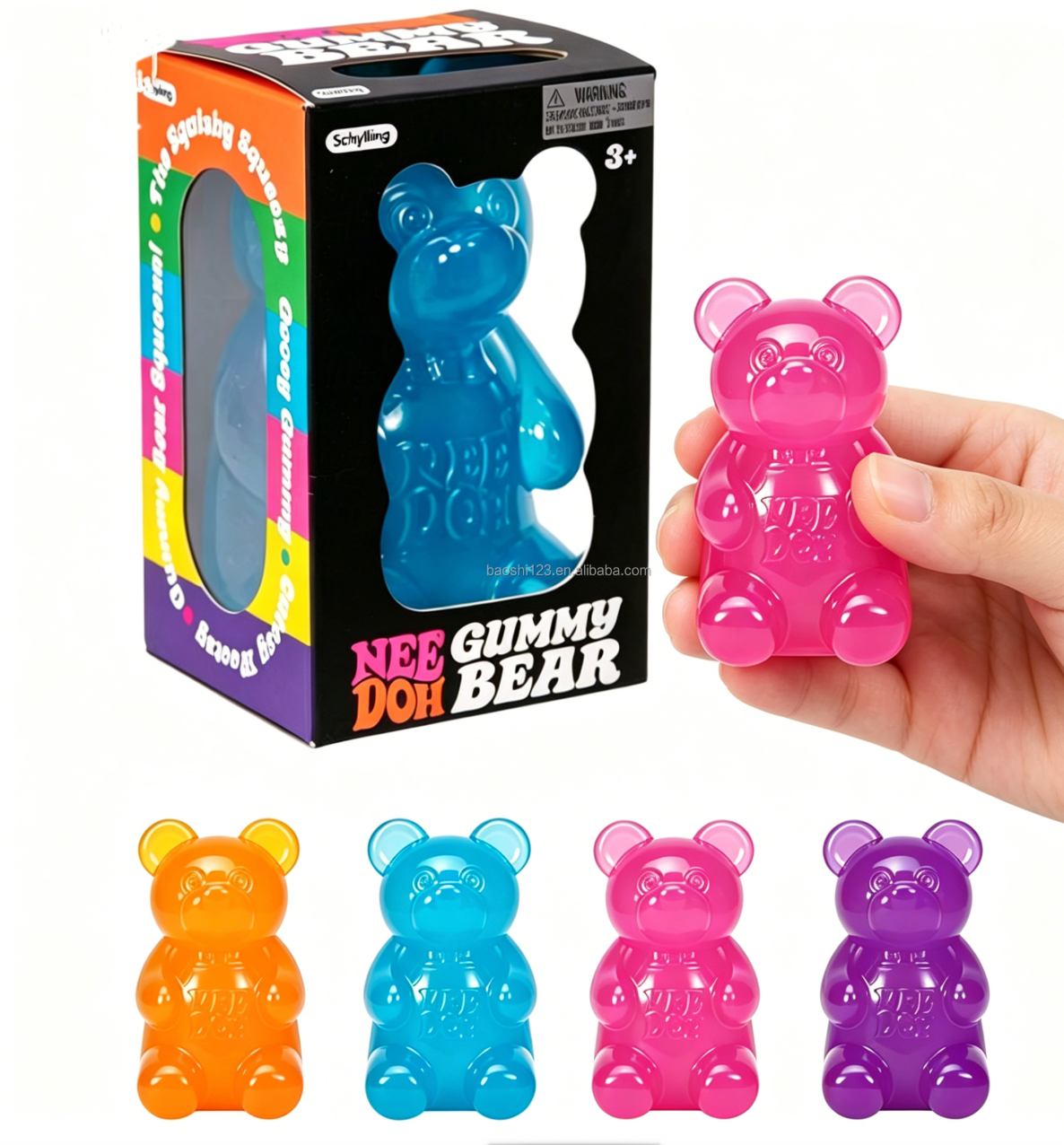 Teddy Squishy Toy - Stress Balls Fidget Sensory Toy - REPLICA