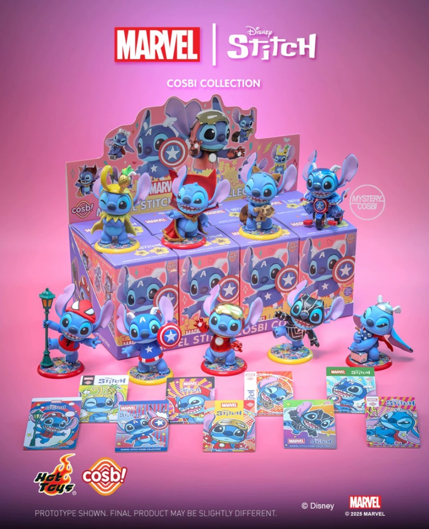 Hot Toys Cosbi Bobble - Head Collection Vinyl Figure - Marvel X Stitch Series