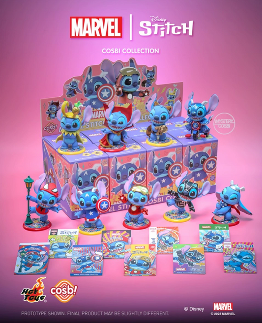 Hot Toys Cosbi Bobble - Head Collection Vinyl Figure - Marvel X Stitch Series