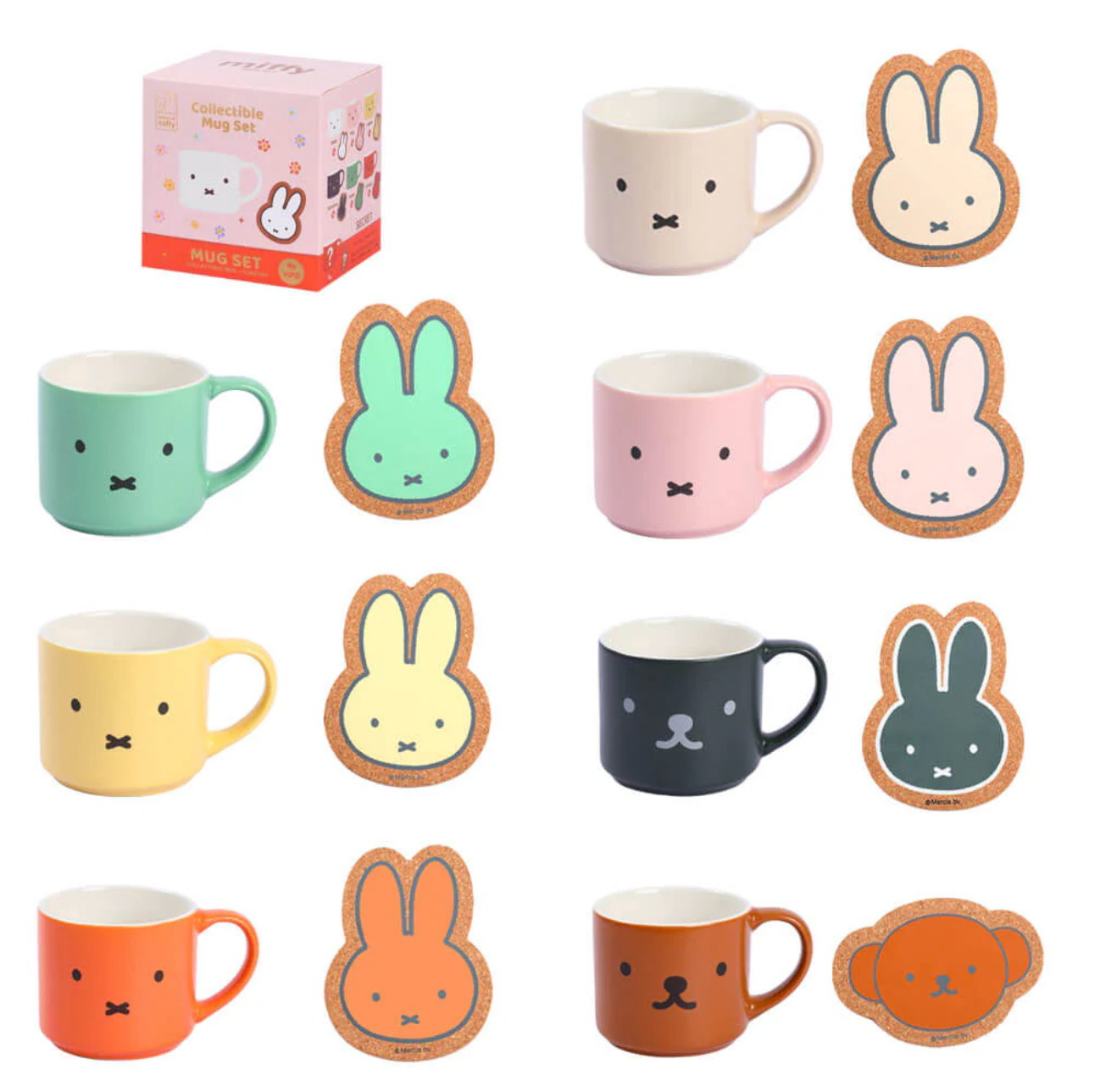 VIPO x Miffy 70th Anniversary Collectible Mug Set Blind Box