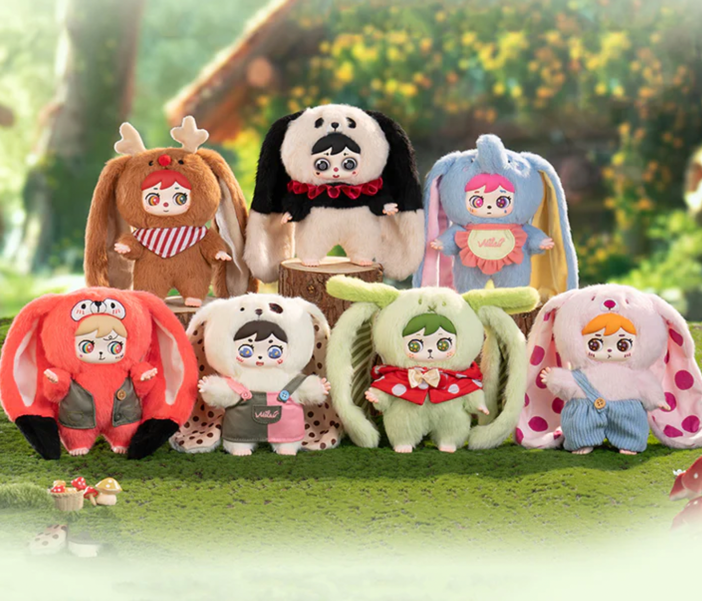 Milai's Invitation From the Forest Series Plush Pendant Blind Box