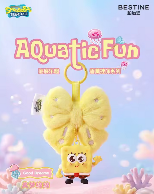SpongeBob Aquatic Fun Series Fragrance Plush Pendant Blind Box