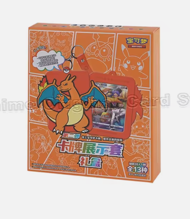 Simplified Chinese Version Genuine PTCG Pokémon Card Display Set