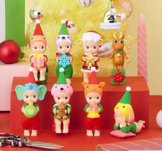 Authentic  Sonny Angel Santa's Little Helper Series