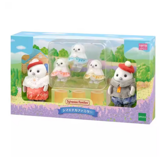 Shimaenaga Family Snow Fairy Birds 2024 Sylvanian Families Calico Critters