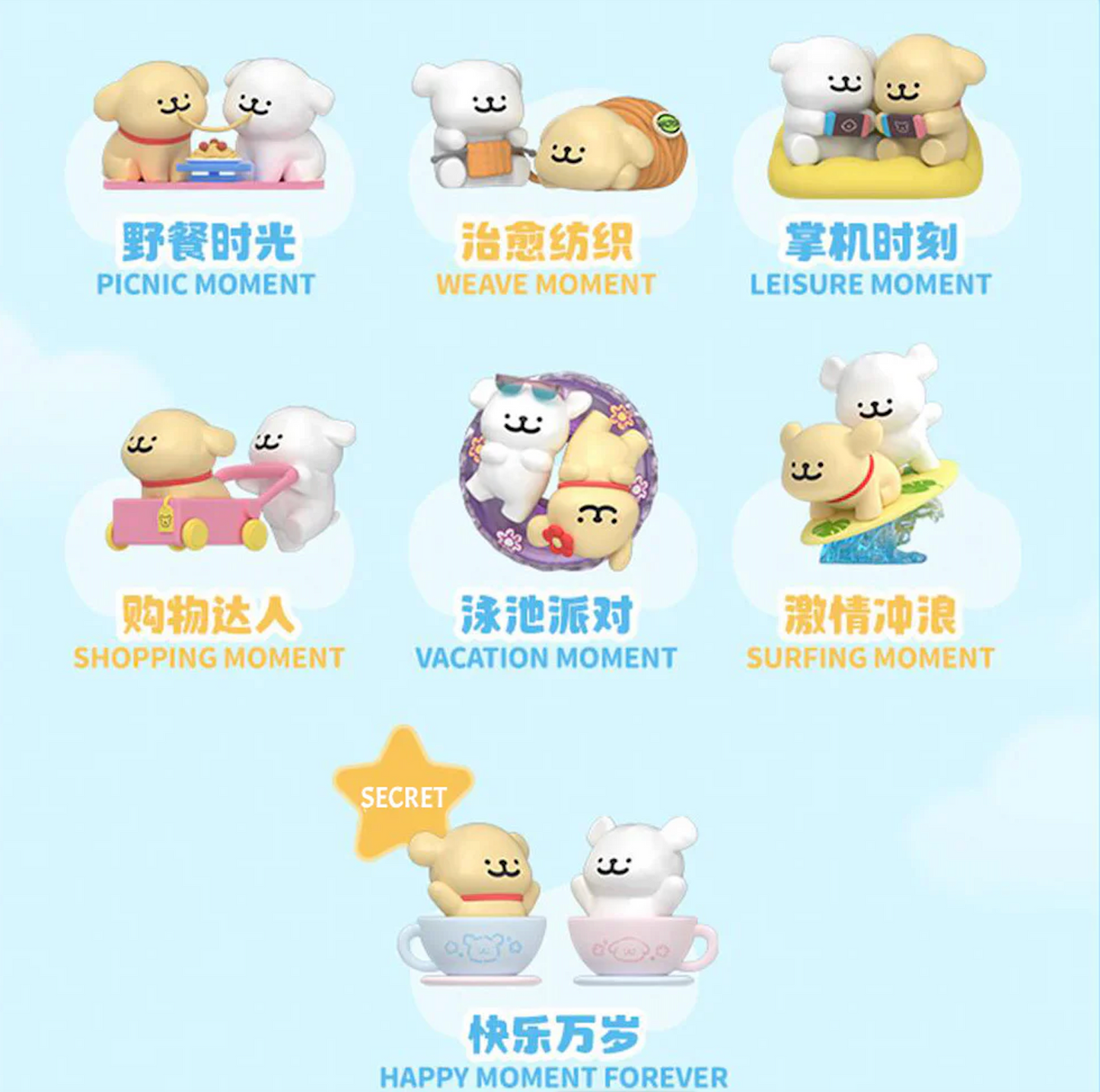 FUNISM x Maltese Enjoy The Moments Series Blind Box