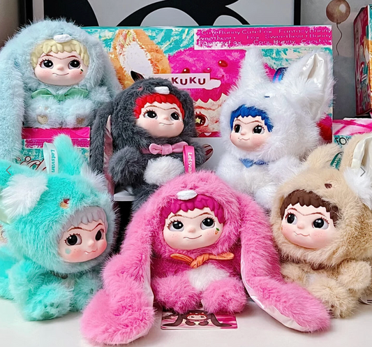 MINISO WAKUKU Fox & Bunny Trick or Treat Series Blind Box Figure Plush