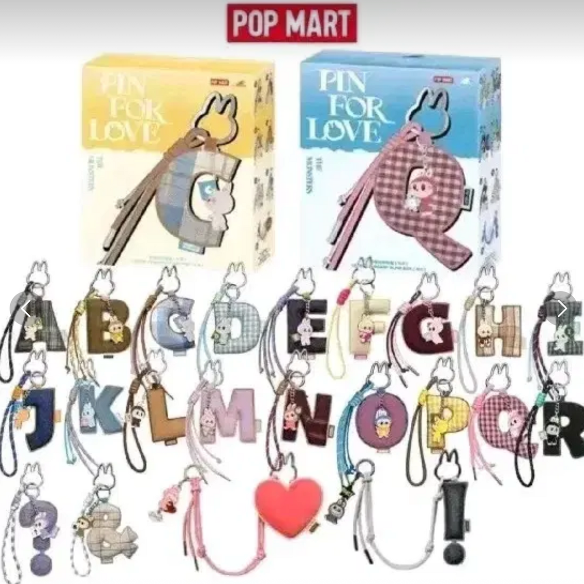 POP MART - THE MONSTERS My Secret Password Series Keyring