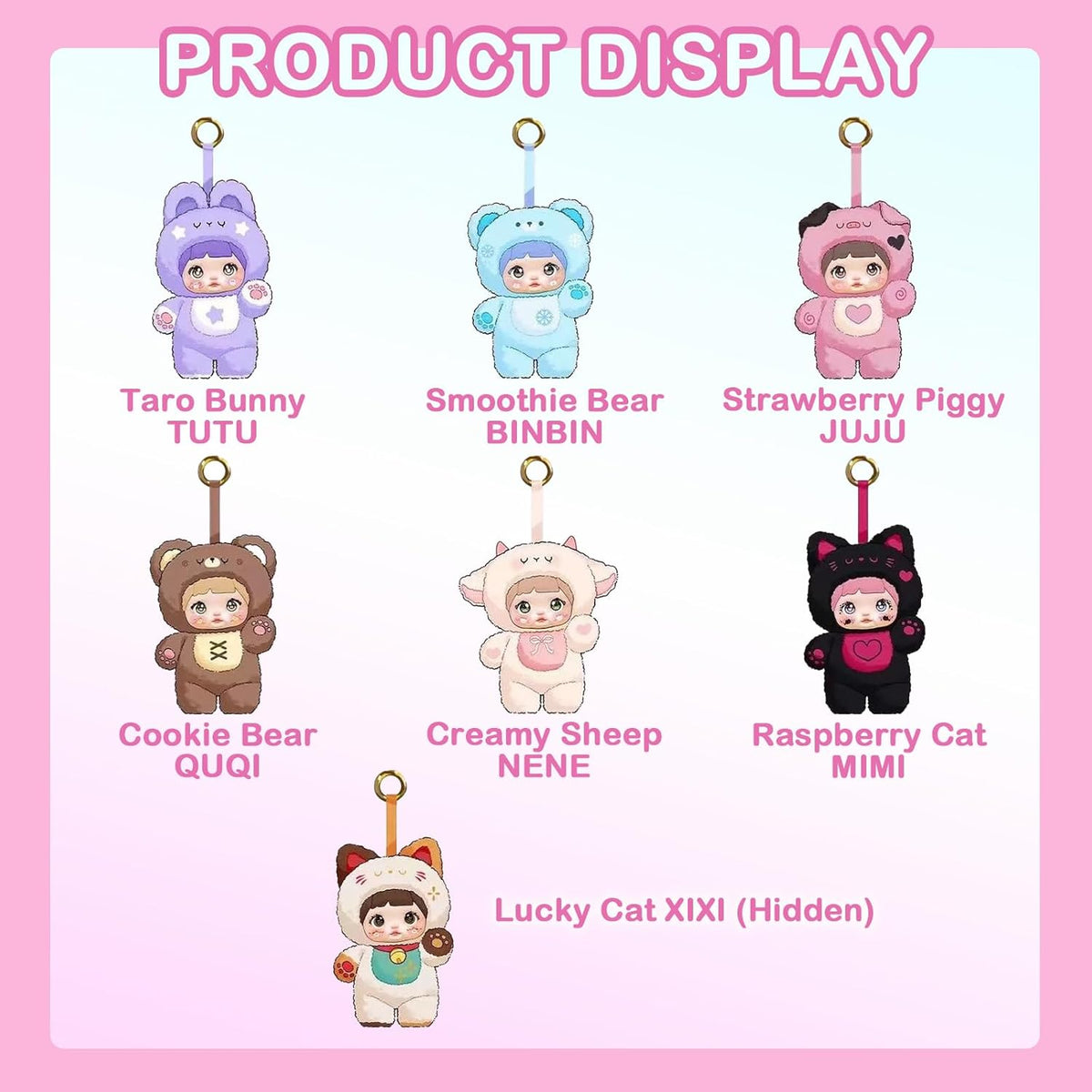 Nommi V1 Loveliness Never Ends Series Plush Blind Box