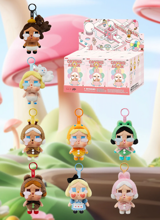 POPMART - CRYBABY Crying Again Series Vinyl Plush Pendant Blind Box