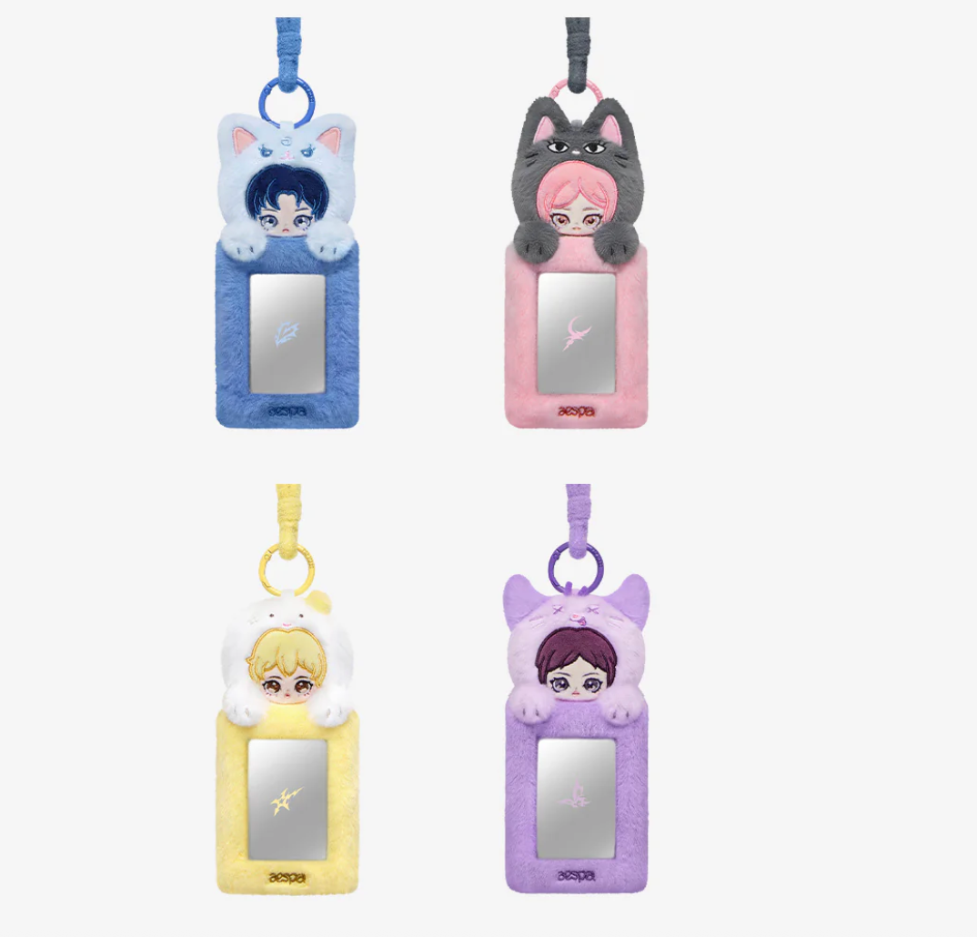 POP MART aespa Fluffy Club Series Card Holder