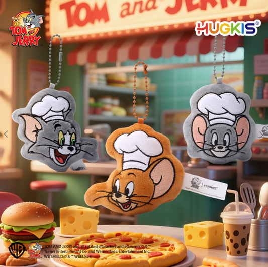 HUGKIS x Tom and Jerry Magnetic Plush Keychain Mystery Bag