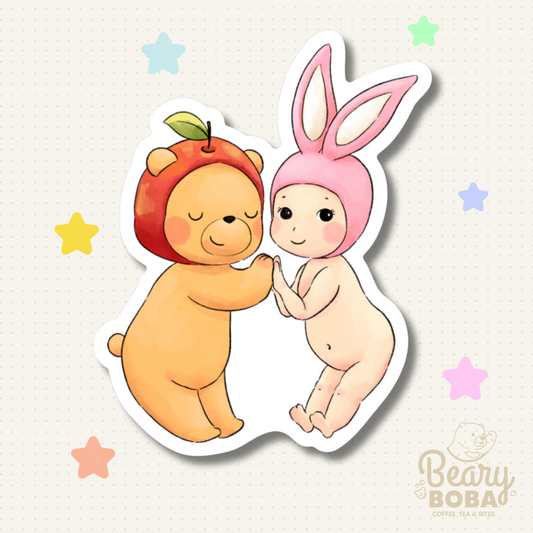 Beary Angel |  Sonny Bestie | Weatherproof Sticker