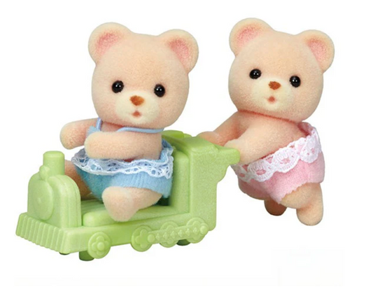 Sylvanian Families Series Mini Figure - Bear Twins