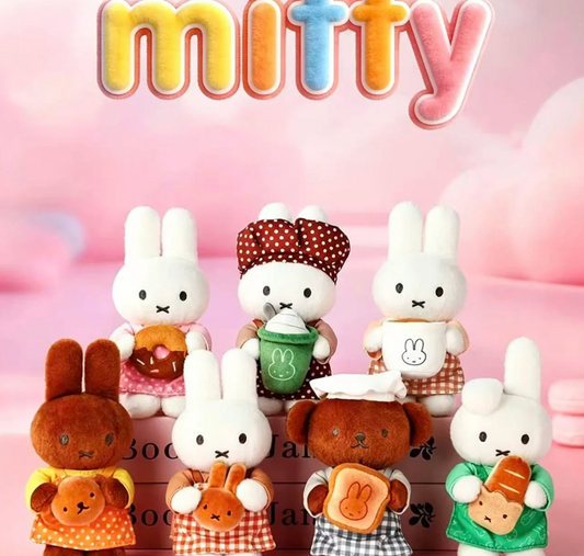 VIPO x Miffy Bakery Series Plush Keychain Blind Box