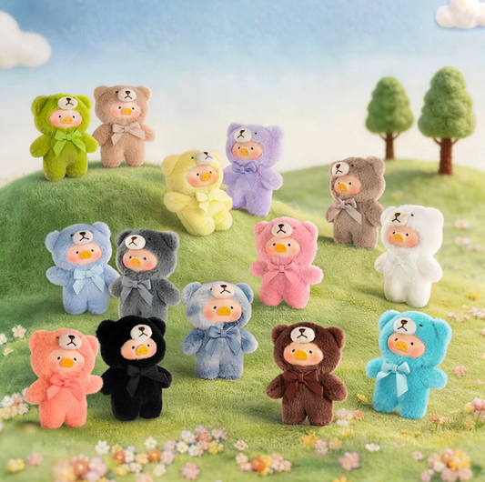 Toyzero Plus x LuLu the Piggy -Lulu The Piggy Teddy Mini Plush Keychain Blind Box
