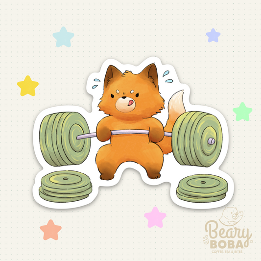 Strong Renzo | Gym Time | Weatherproof Sticker