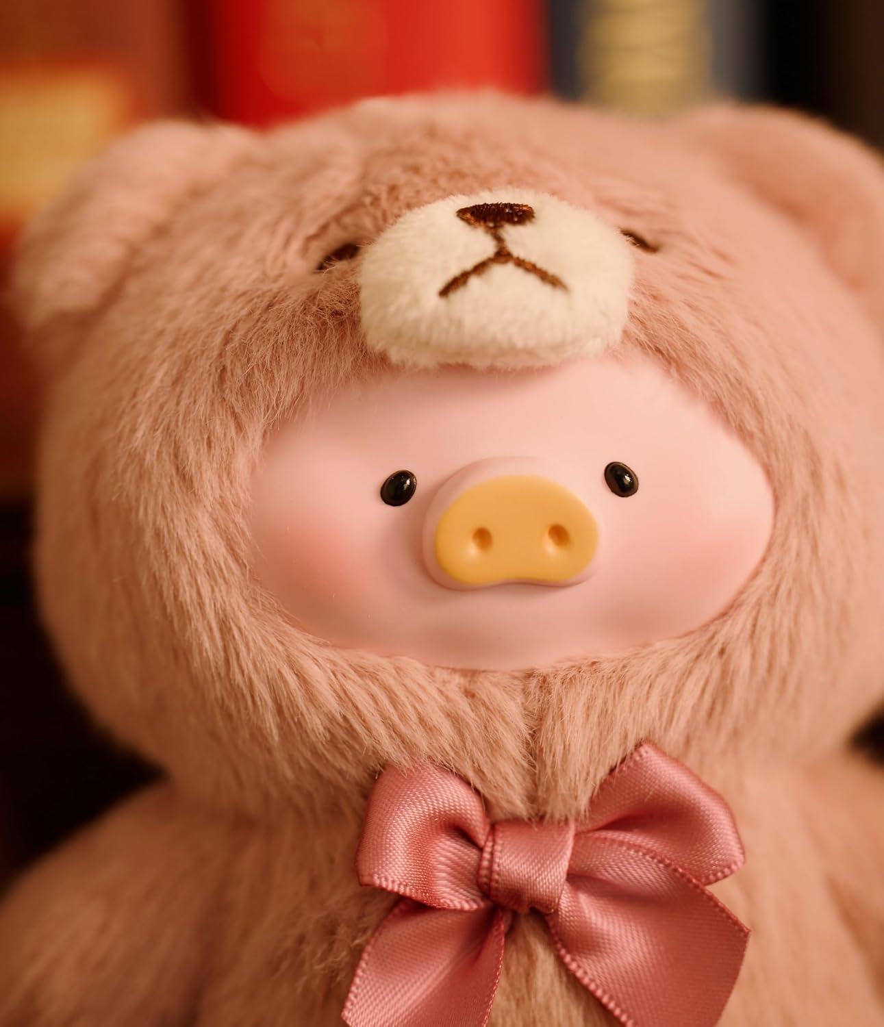 Authentic Lulu The Piggy Vintage Teddy Shop Vinyl Face Plush Pendant Blind Box