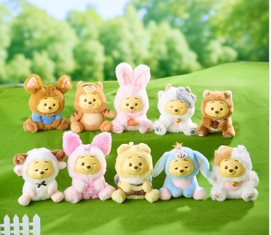 MINISO Disney Winnie-the-Pooh Collection: Naughty Team Vinyl Plush Pendant Surprise Box