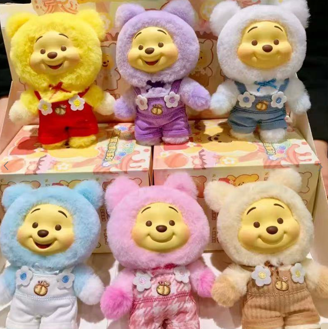TOPTOY-Winnie the Pooh Candy Bear Series Vinyl Plush