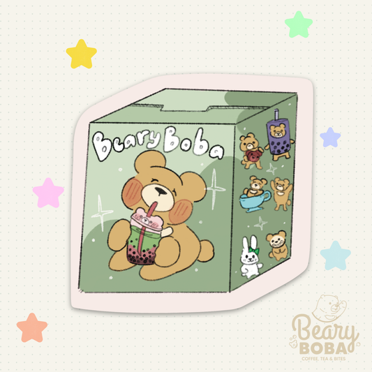 Blind Box Beary Fun | Vinyl Sticker | Weatherproof Sticker