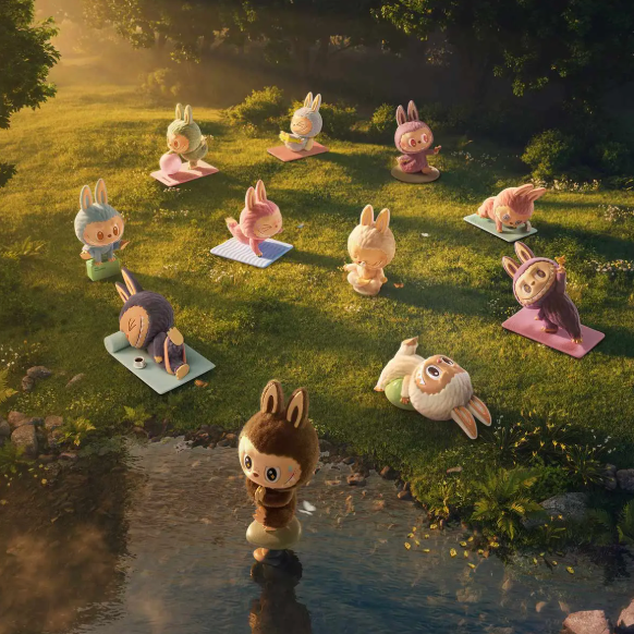 POPMART - Labubu Lazy Yoga Series Blind Box