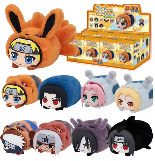 EAKI - Naruto Shippuden Cute Beast Lying Party Plush Blind Box