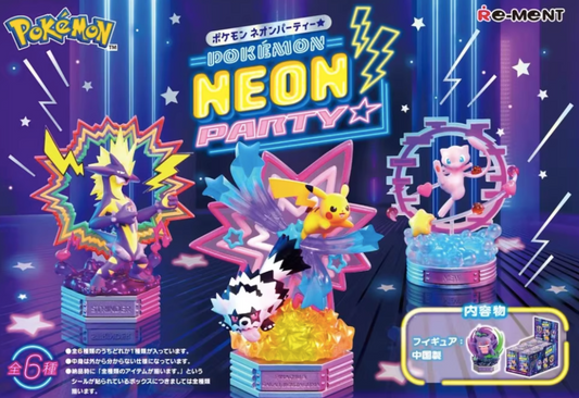 RE-MENT: Pokémon Neon Party Collection Blind Box