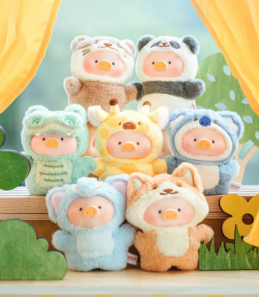 Toyzero Plus x LuLu the Piggy - Puppet Show PVC Face Plush Keychain Blind Box