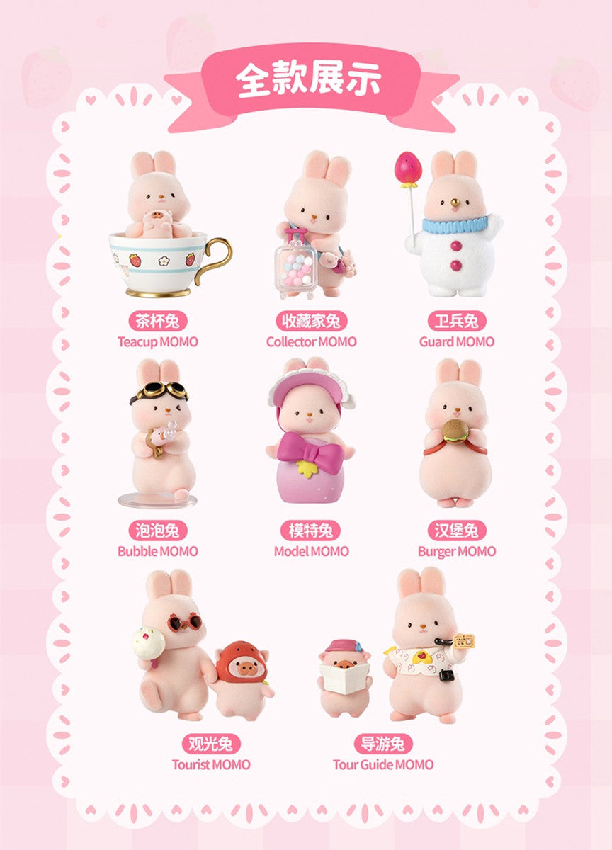 FUNISM x MOMO BUMMY Strawberry Town Series Blind Box