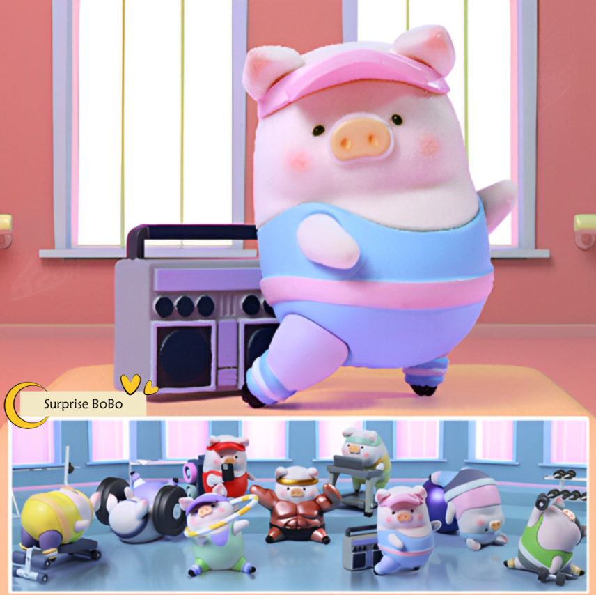 TOYZEROPLUS - LuLu the Piggy - Sports & Fitness Series Blind Box