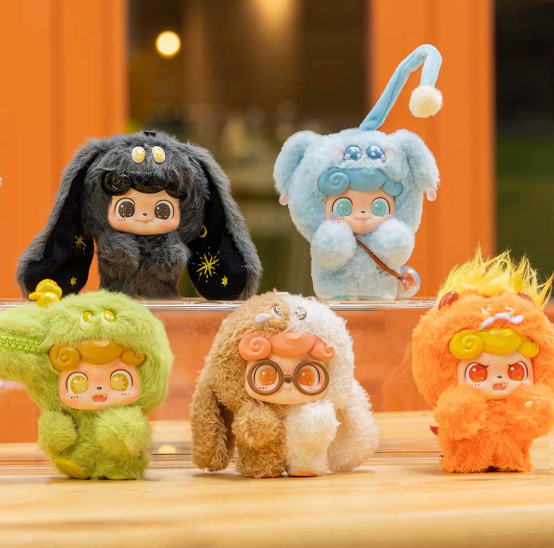 JOTOYS x Q.Kid Emotional Hairy Monsters Series Plush Blind Box
