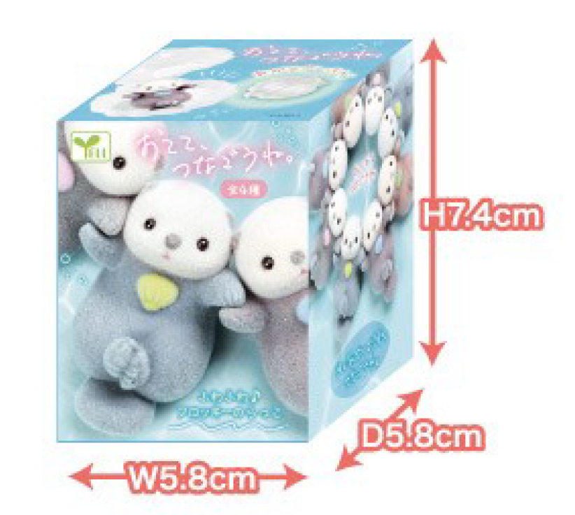 【JAPANESE BIND BOX】LET’S HOLD HANDS OTTERS BLIND BOX