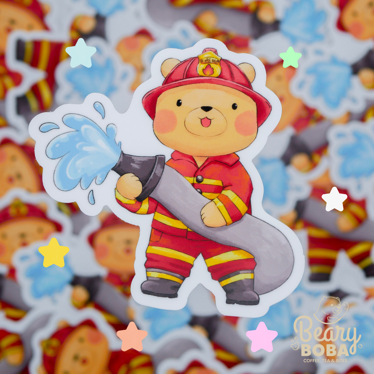 Barry for LAFD | Profits to LA Fire Dep. | Weatherproof Sticker