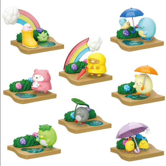 RE-MENT: Sumikko Gurashi Walking On A Rainy Day Blind Box Figure