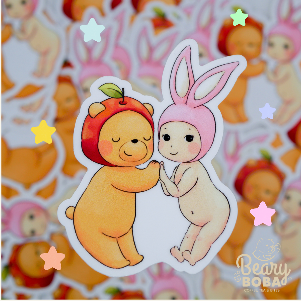 Beary Angel |  Sonny Bestie | Weatherproof Sticker