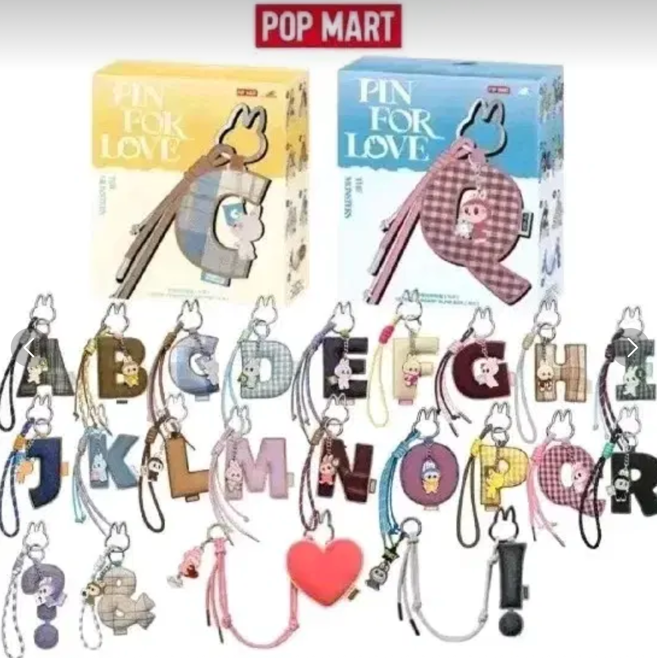 POP MART - THE MONSTERS My Secret Password Series Keyring